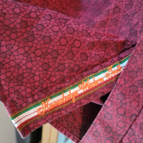 Robert Graham medium burgandy button down dress shirt - Picture 5 of 9